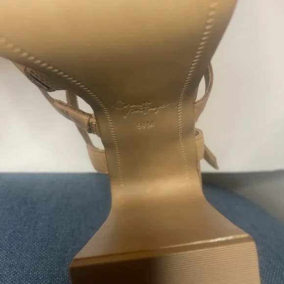 CROWN VINTAGE Women’s Brown Farlie Sandal size 9 1/2 - Picture 7 of 11